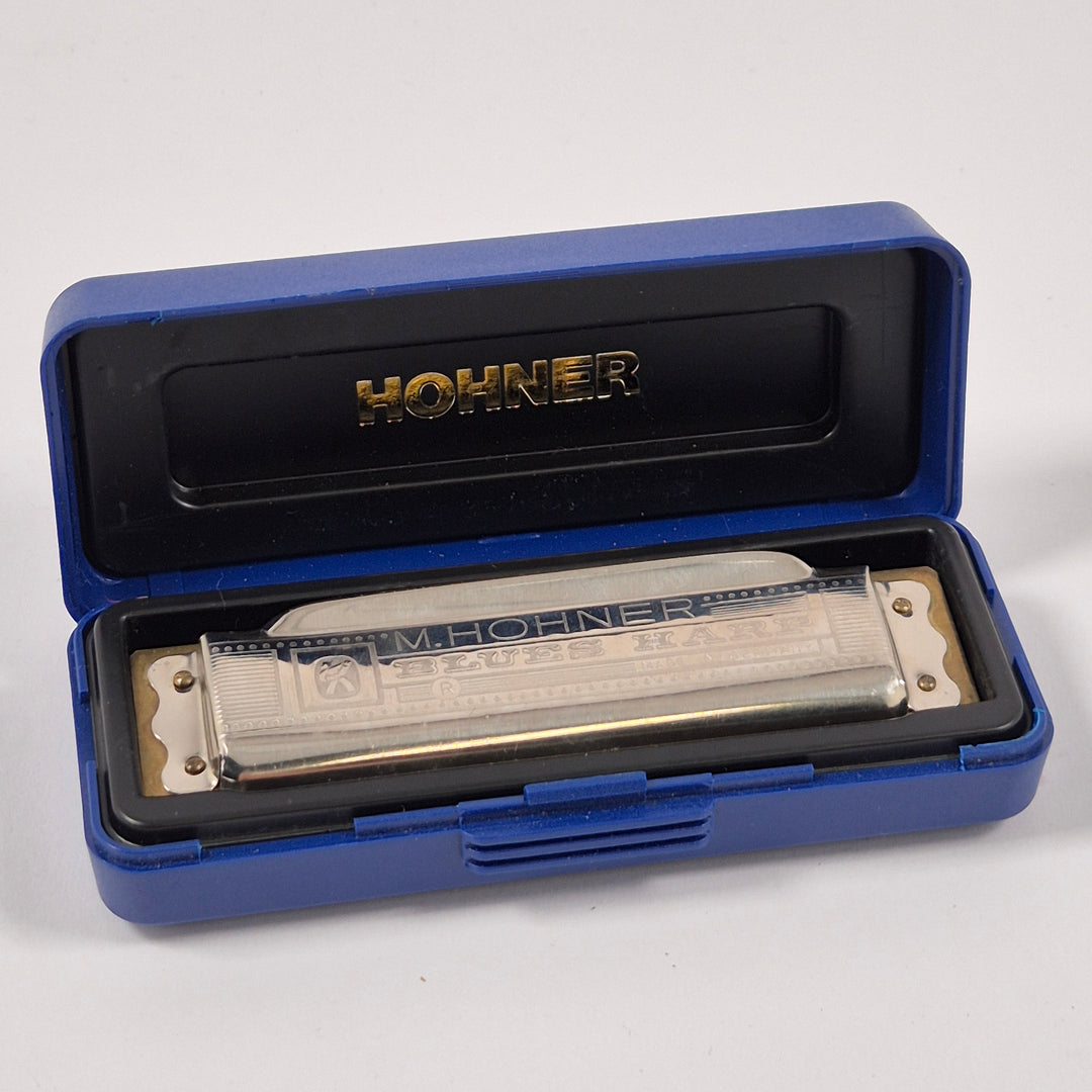 M Hohner Blues Harp munspel med fodral