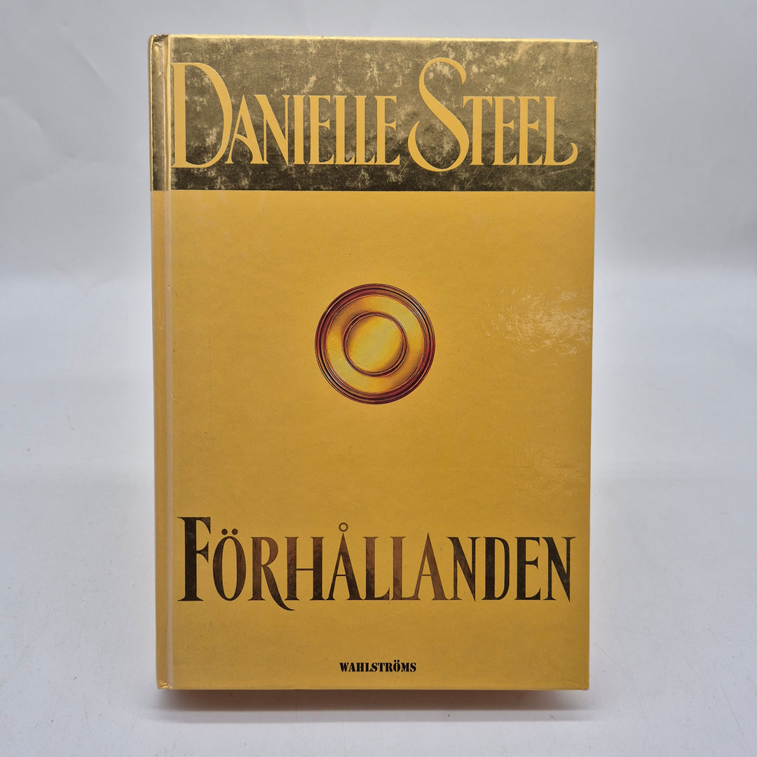 Förhållanden Danielle Steel gul inbunden roman