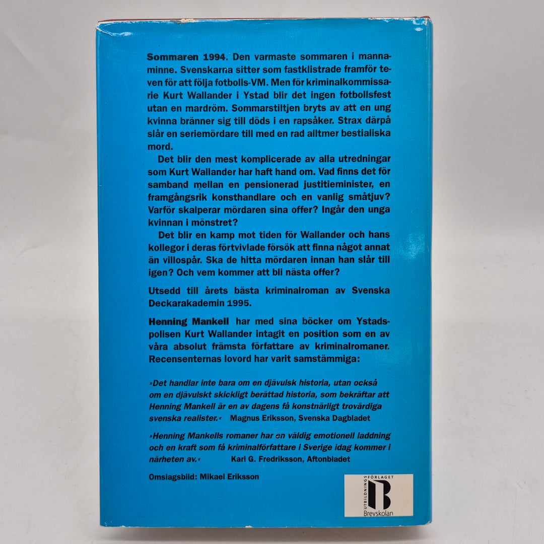 Villospår kriminalroman Henning Mankell inbunden vintage