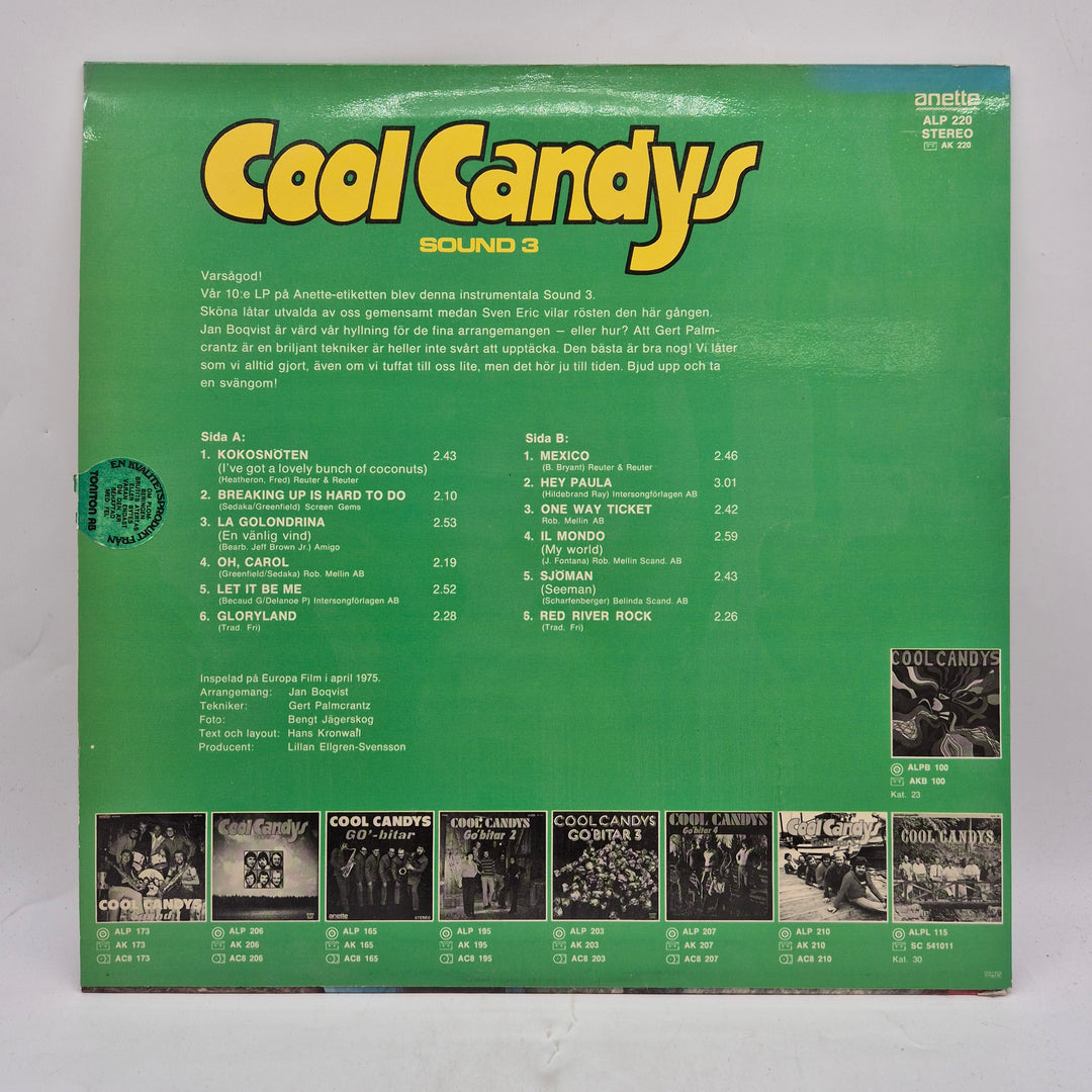 Cool Candys Sound 3 retro vinylskiva LP