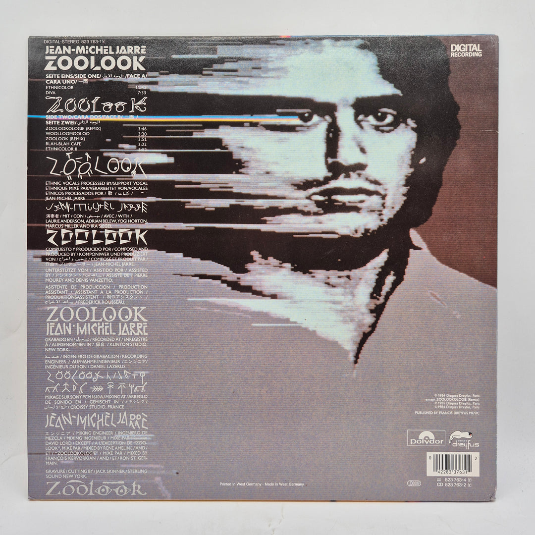 Jean-Michel Jarre Zoolook vinyl LP retro