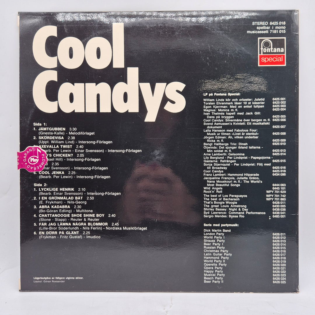 Retro LP vinyl Cool Candys Fontana Special