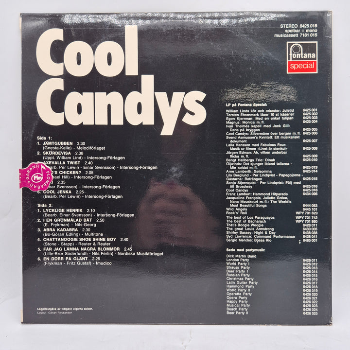Retro LP vinyl Cool Candys Fontana Special
