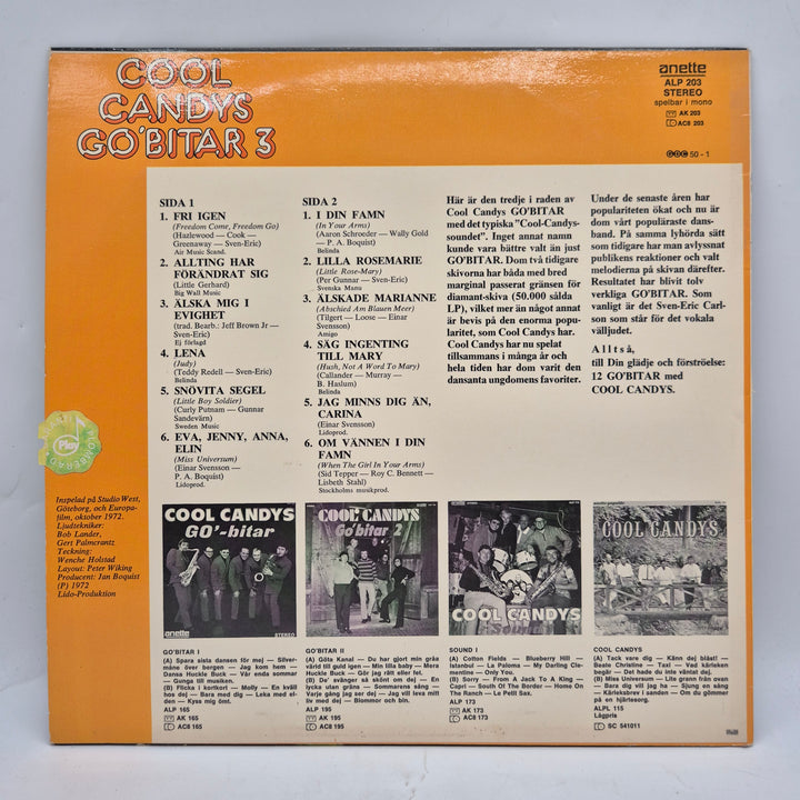 Cool Candys Go’bitar 3 retro vinyl LP