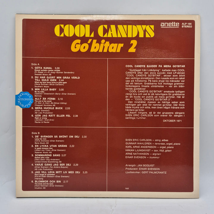 Cool Candys Go´bitar 2 retro vinyl-LP