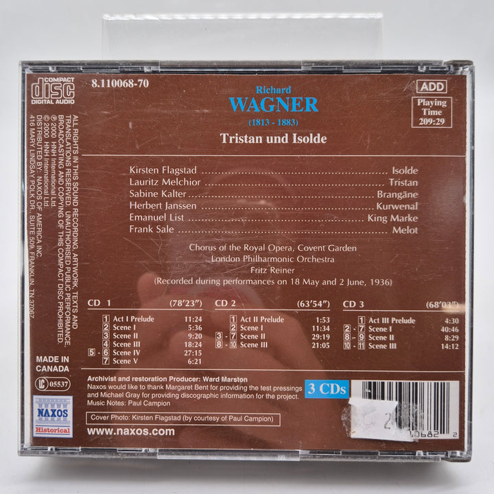 Wagner Tristan und Isolde 3 CD Naxos Historical