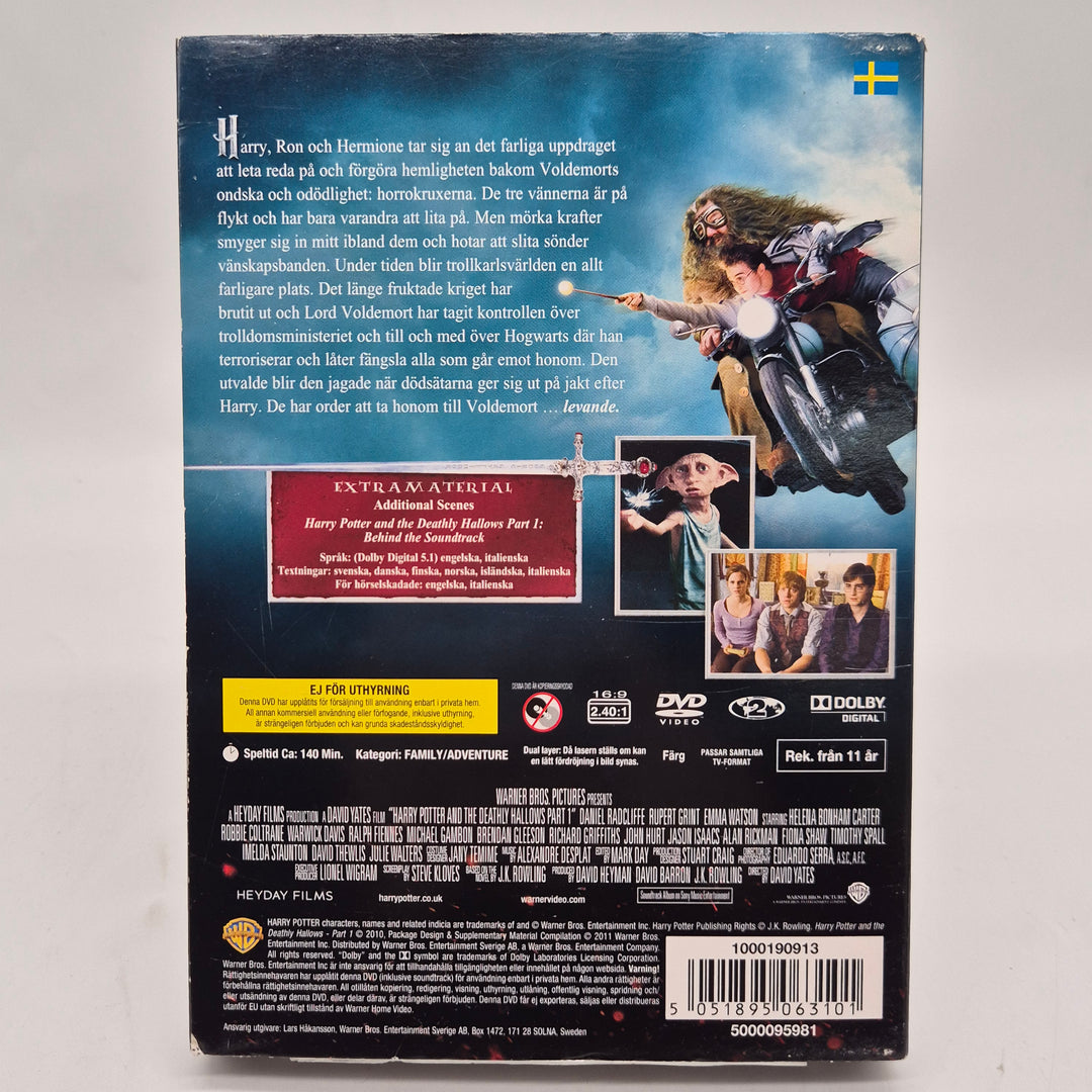 Harry Potter dödsrelikerna del 1 DVD svensk