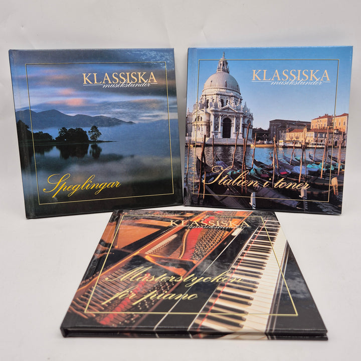 Klassiska musikstunder samlarset tre CD böcker