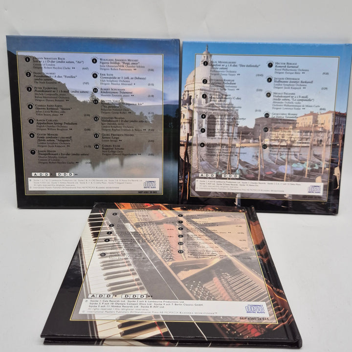 Klassiska musikstunder samlarset tre CD böcker
