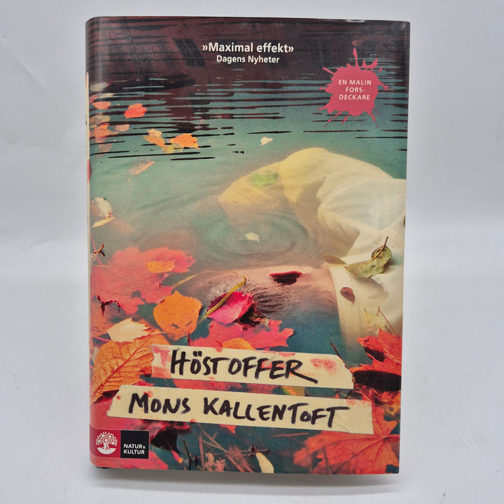 Höstoffer kriminalroman inbunden bok Mons Kallentoft