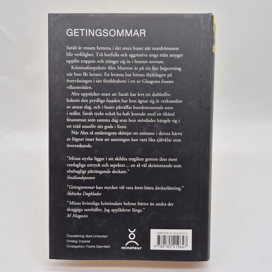 Getingsommar kriminalroman inbunden Denise Mina Minotaur