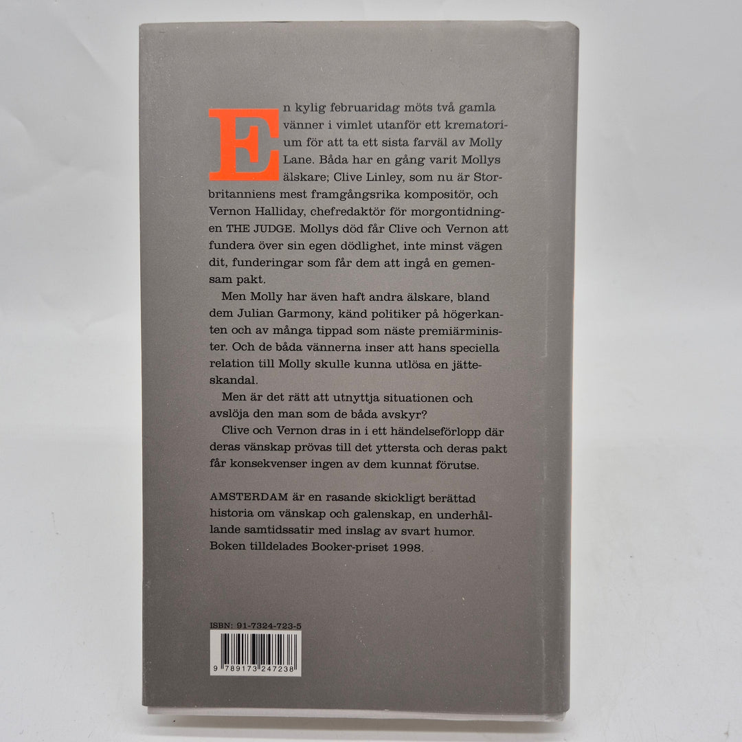 Amsterdam Ian McEwan inbunden roman Ordfront