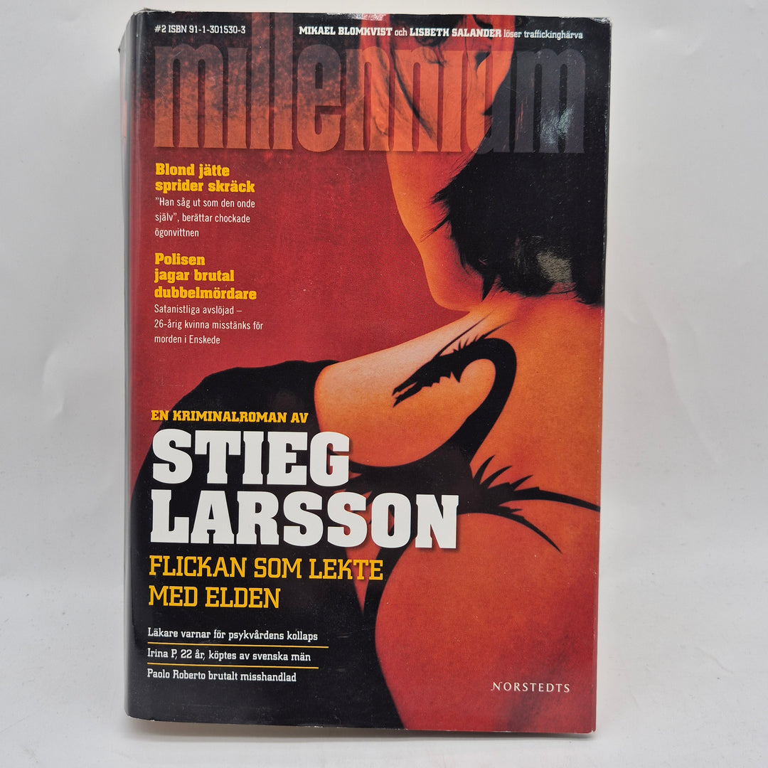 Flickan som lekte med elden inbunden bok