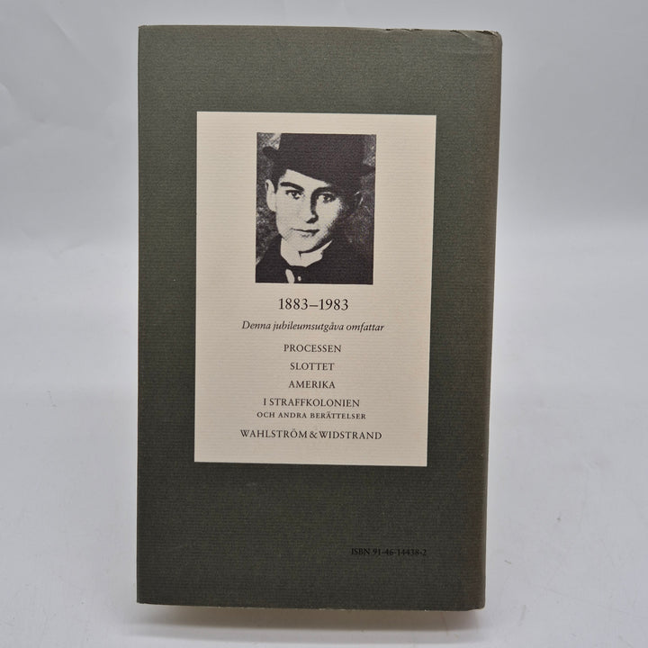 Franz Kafka novellsamling inbunden jubileumsutgåva