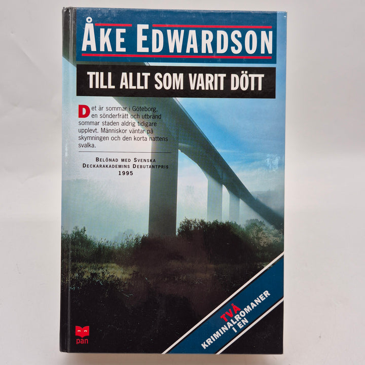 Åke Edwardson kriminalroman samlingsvolym inbunden Pan