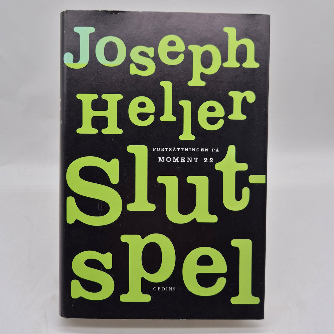 Slutspel Joseph Heller inbunden svart roman