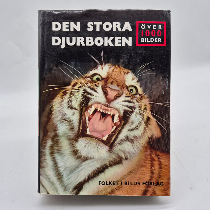 Retro faktabok Den stora djurboken vintage