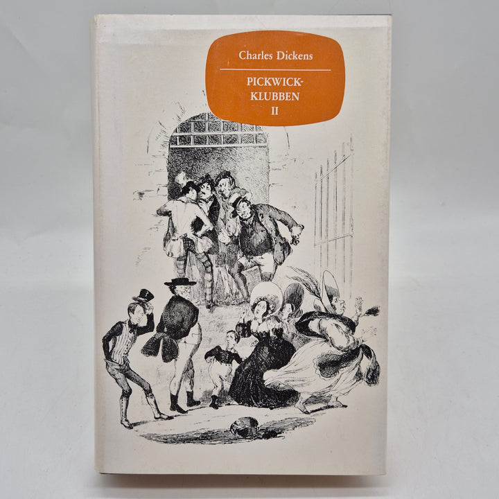 Pickwickklubben II Charles Dickens vintage inbunden bok