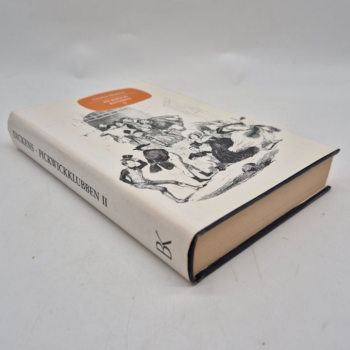 Pickwickklubben II Charles Dickens vintage inbunden bok