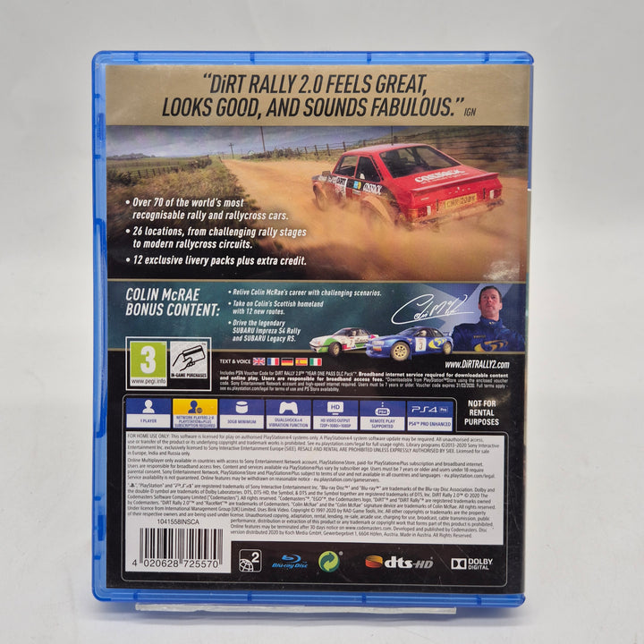 Dirt Rally 2.0 GOTY PS4 begagnat