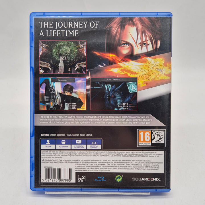 Final Fantasy VIII Remastered PS4 begagnat spel