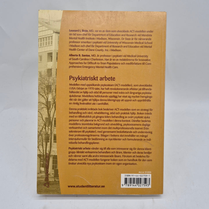Psykiatriskt arbete kursbok Studentlitteratur begagnad