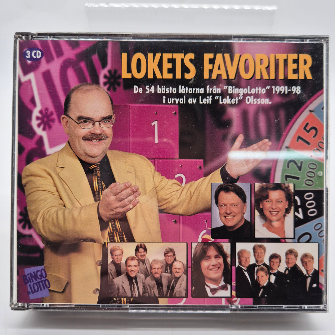 Lokets favoriter 3 CD box retro Bingolotto