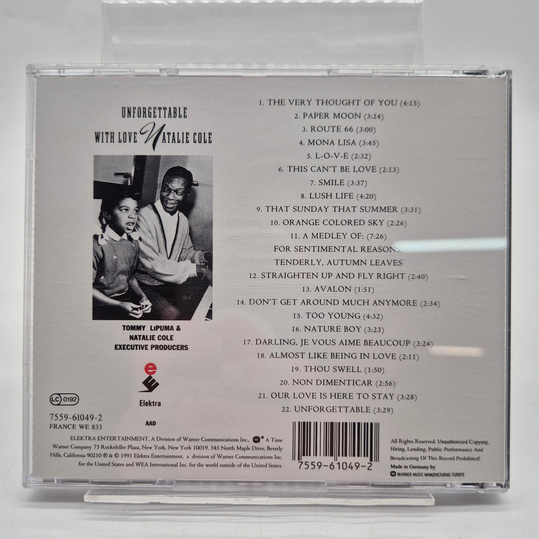 Natalie Cole CD Unforgettable With Love retro