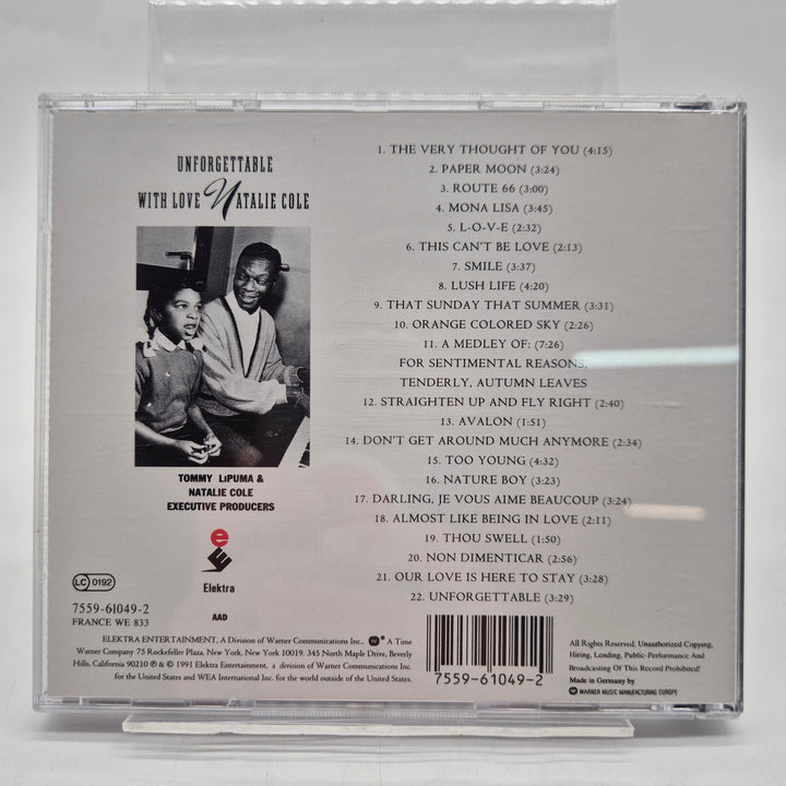 Natalie Cole CD Unforgettable With Love retro