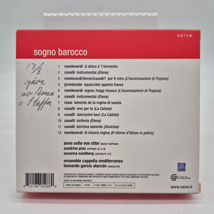 Anne Sofie von Otter Sogno Barocco CD
