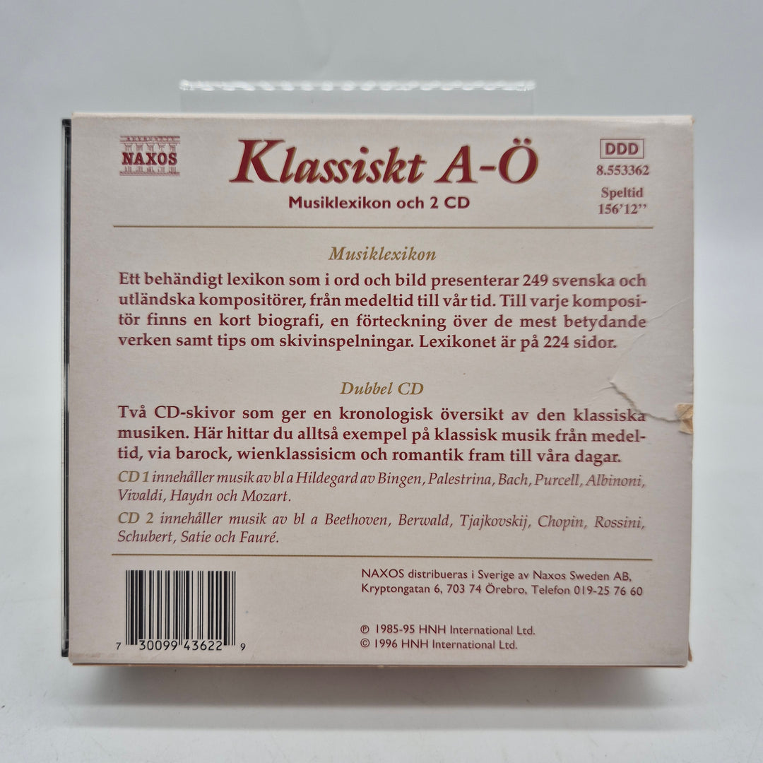 Klassiskt A–Ö musiklexikon med dubbel CD Naxos