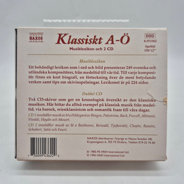 Klassiskt A–Ö musiklexikon med dubbel CD Naxos