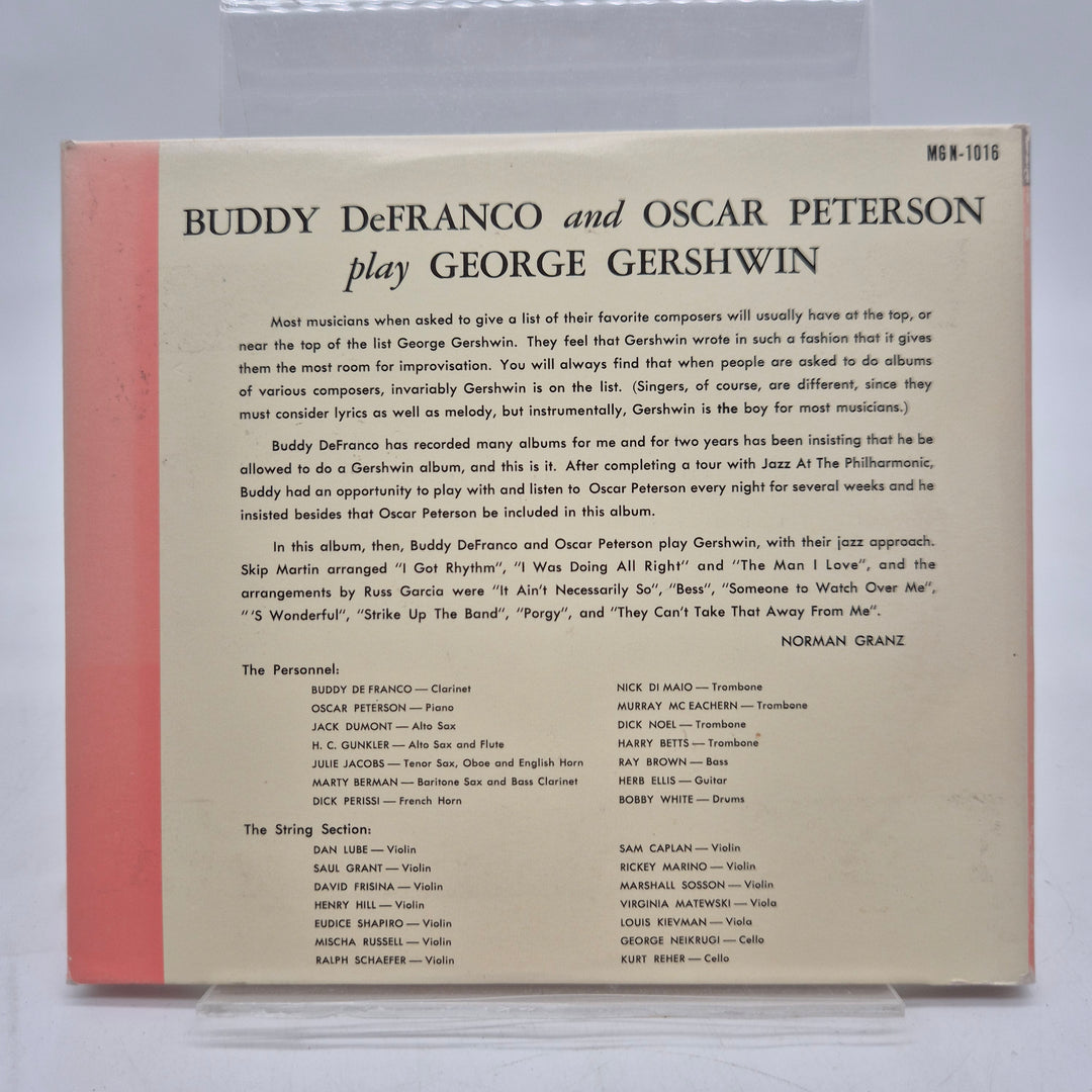 Retro jazz CD Buddy DeFranco Oscar Peterson