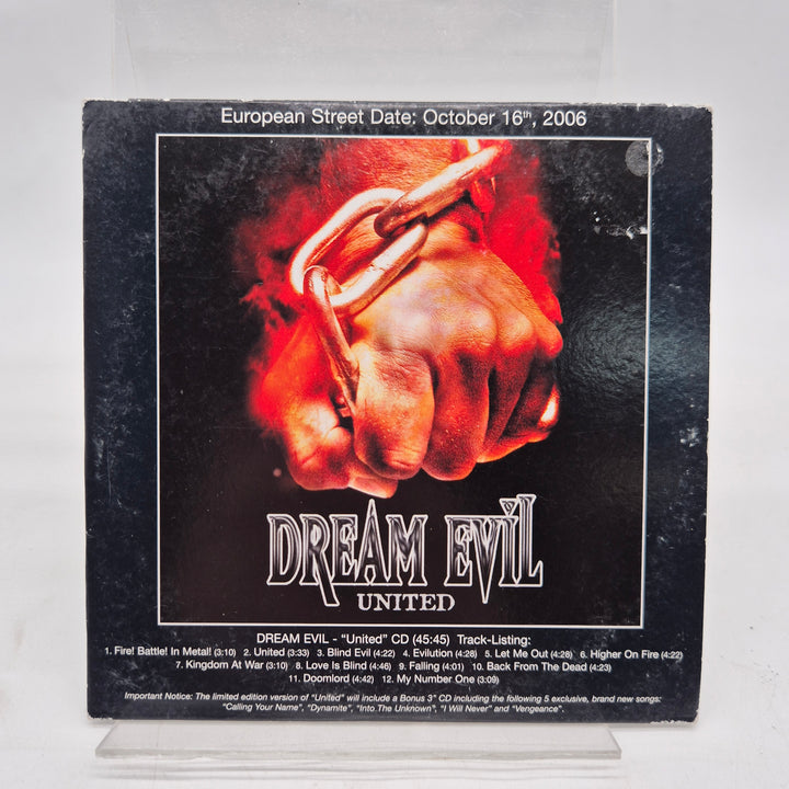 Dream Evil United promo CD heavy metal