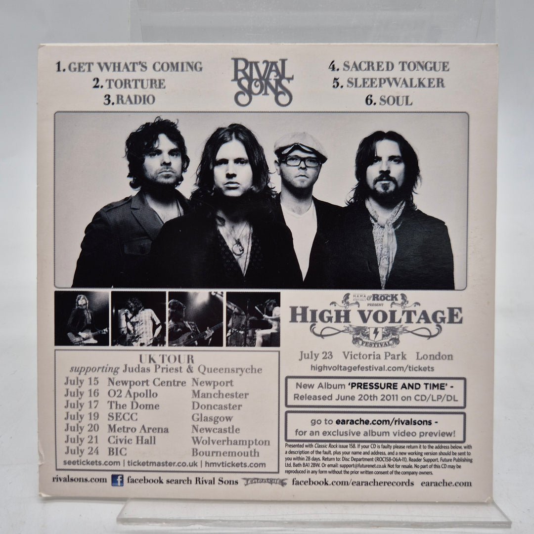 Rival Sons CD EP guldfärgat omslag retro