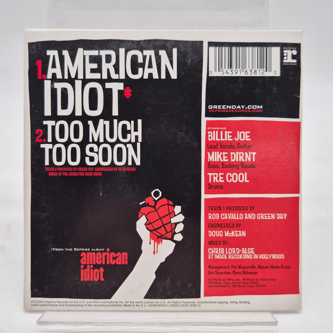 Green Day American Idiot CD singel begagnad