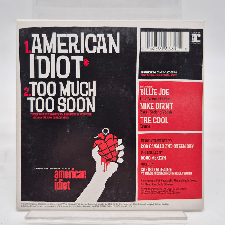 Green Day American Idiot CD singel begagnad