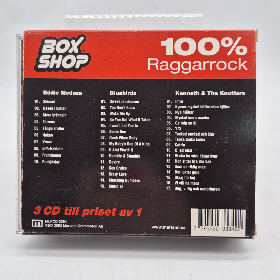 100% Raggarrock CD boxshop 3 CD
