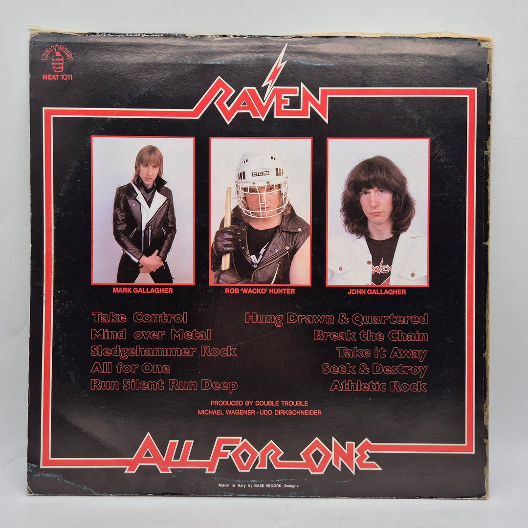 Raven All For One retro vinyl LP