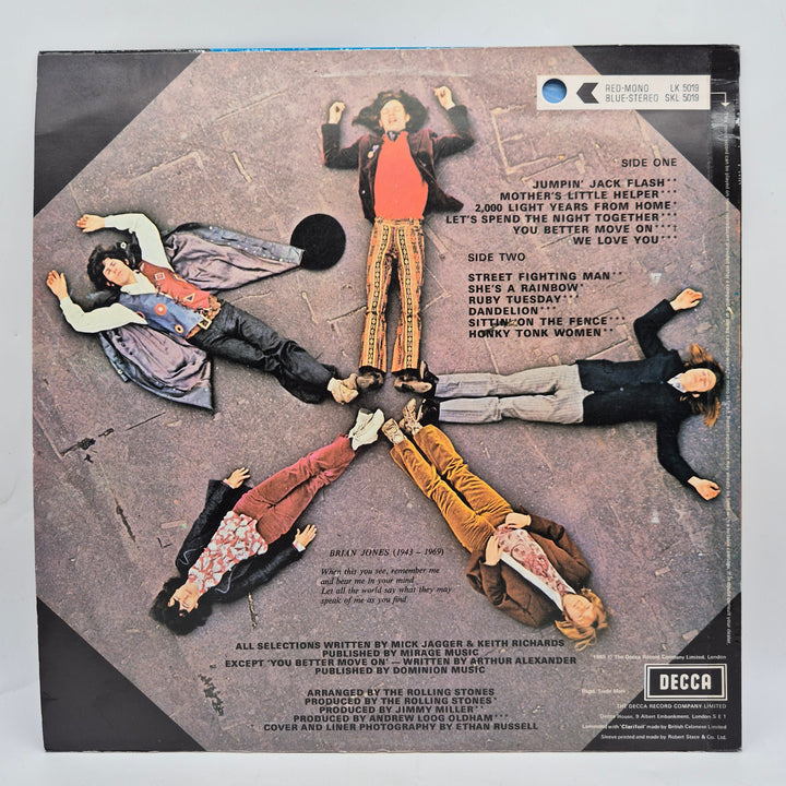 Rolling Stones Through The Past Darkly vinyl LP
