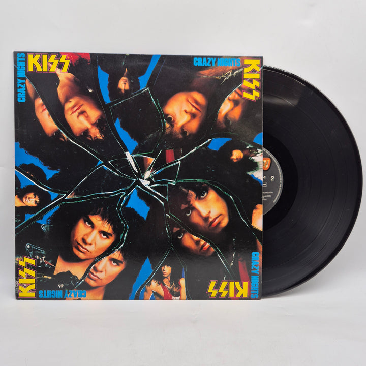 KISS Crazy Nights vinyl LP retro 80-tal