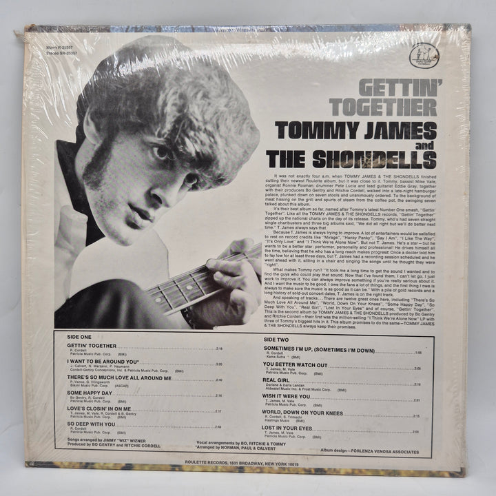 Tommy James vinyl LP Gettin’ Together retro
