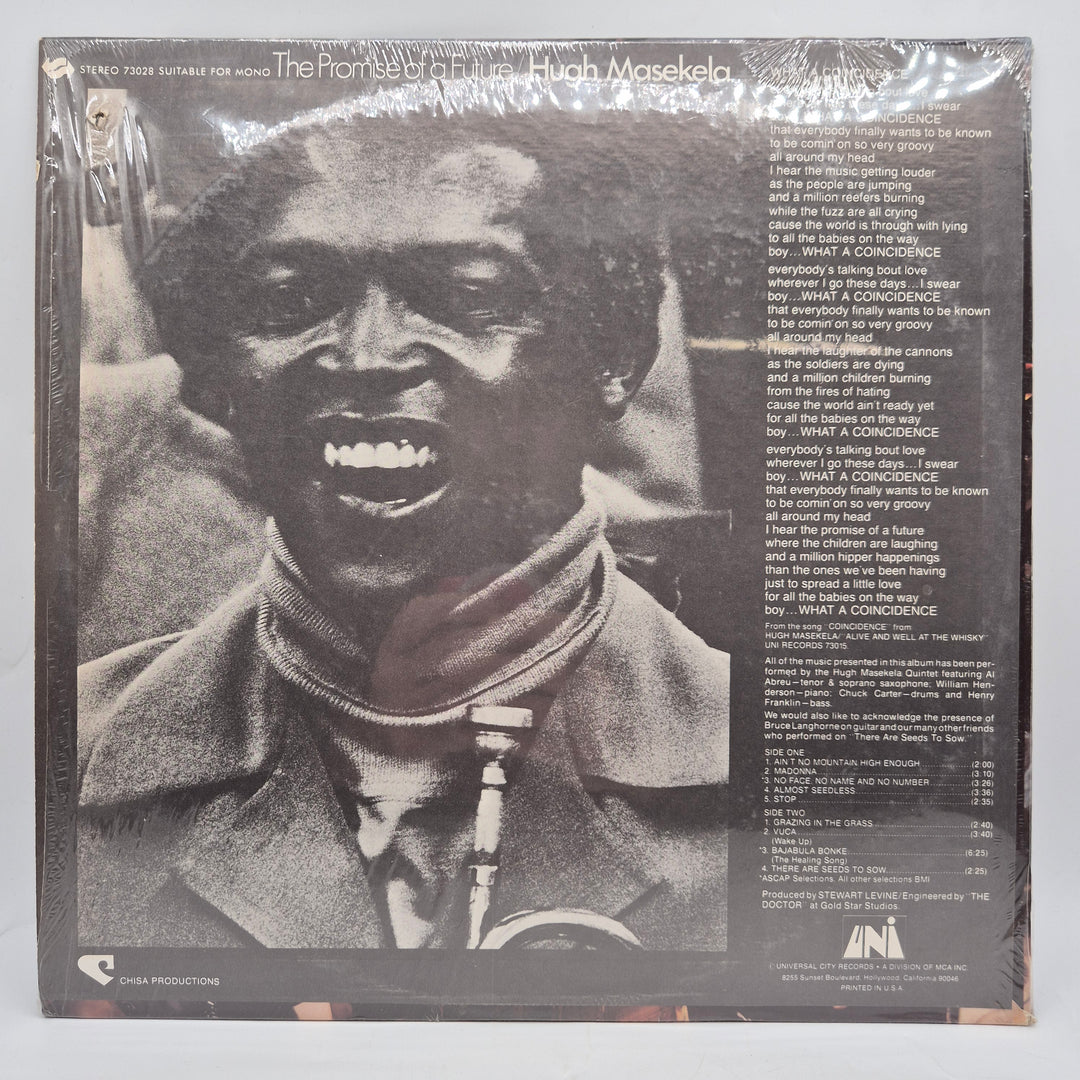 Hugh Masekela vinyl LP retro jazz UNI