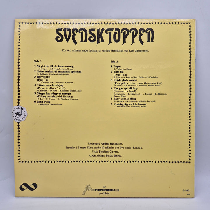 Retro LP Svensktoppen Star Multi Musik
