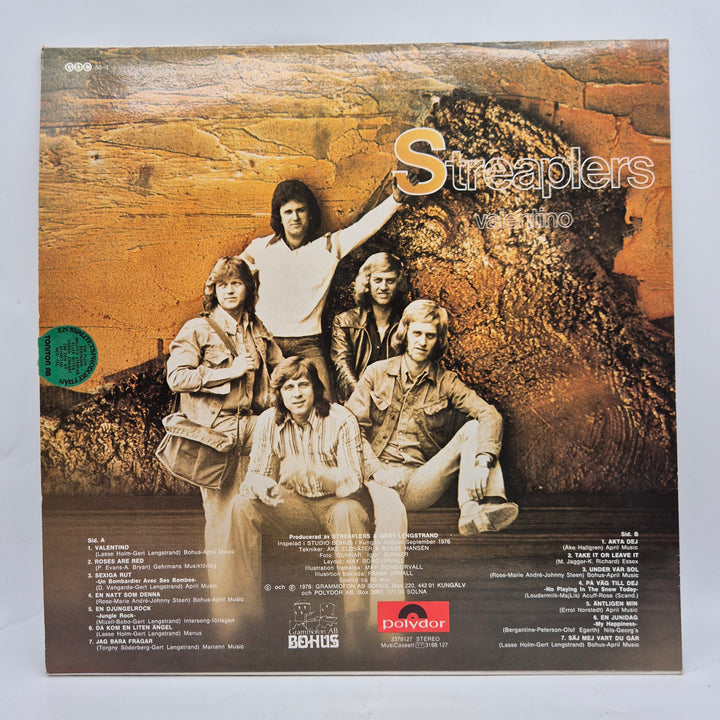 Retro LP Streaplers Valentino Polydor 1970-tal