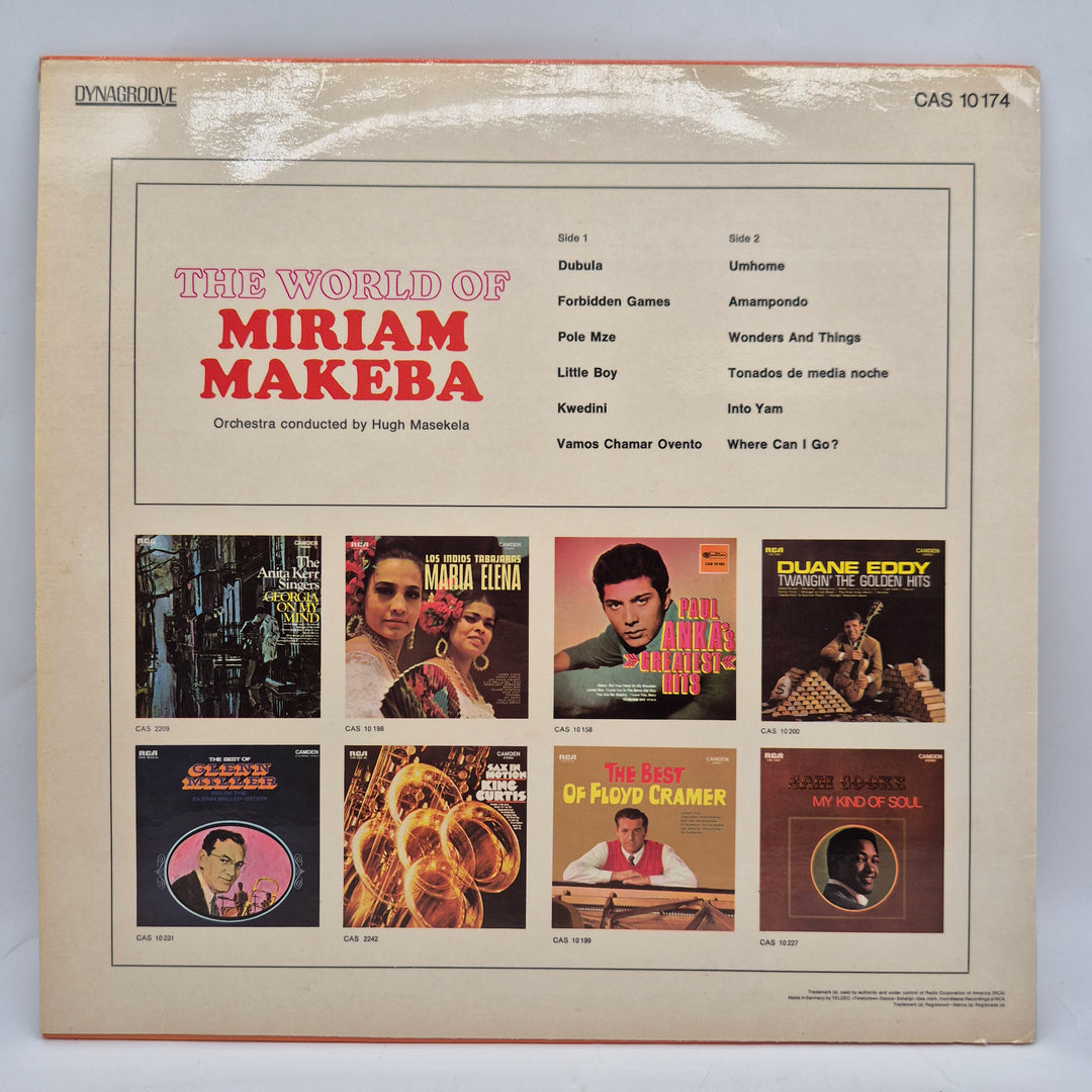 Miriam Makeba LP The World of Miriam Makeba retro