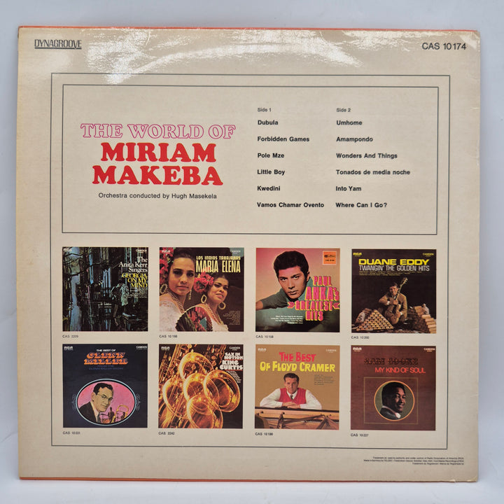 Miriam Makeba LP The World of Miriam Makeba retro