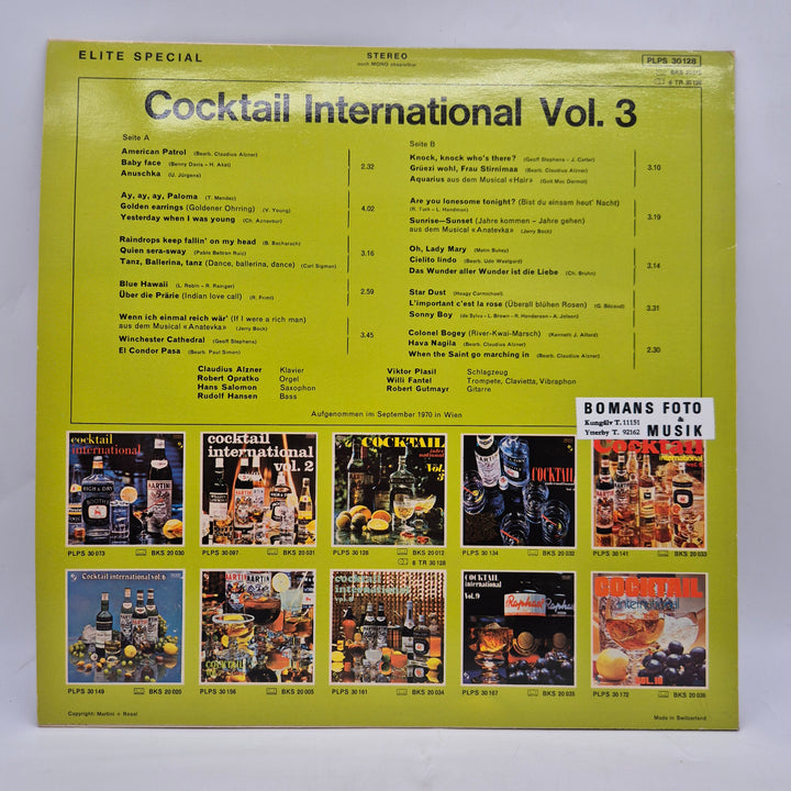 Retro LP Cocktail International Vol 3 vinyl