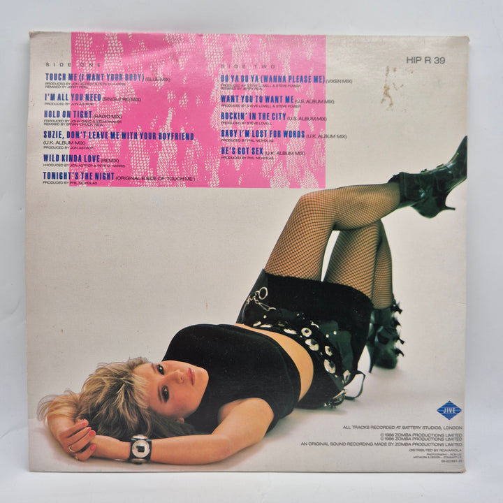 Samantha Fox Touch Me vinyl LP 80-tal retro