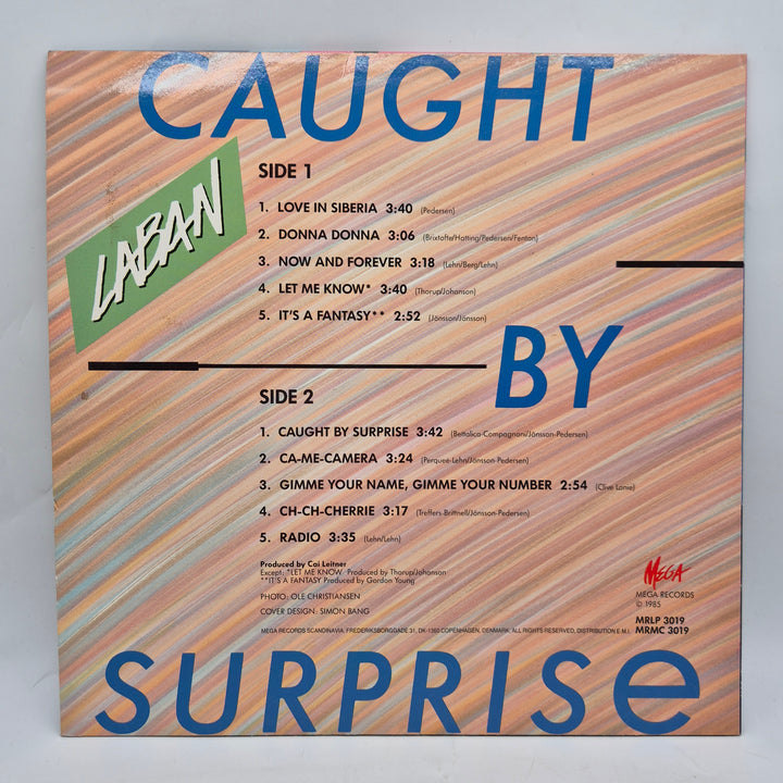 Laban Caught By Surprise vinyl LP retro